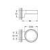 Тримач для склянки чи мильниці Grohe Selection 41217KF0 чорний матовий