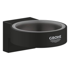 Тримач для склянки чи мильниці Grohe Selection 41217KF0 чорний матовий