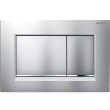 Клавіша змиву Geberit Sigma20 square 115.883.JQ.1 хром матовий