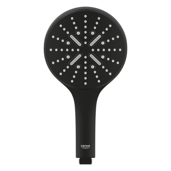 Ручний душ Grohe Rainshower Smartactive 22127KF0 чорний, 3 режими струменю