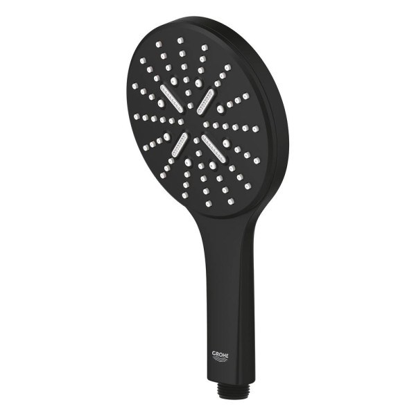 Ручний душ Grohe Rainshower Smartactive 22127KF0 чорний, 3 режими струменю