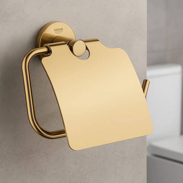 Тримач для туалетного паперу Grohe Essentials 40367GL1 золото