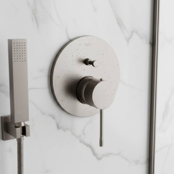 Змішувач прихованого монтажу для душу Grohe Essence 24167AL1 графіт (зовнішня частина)