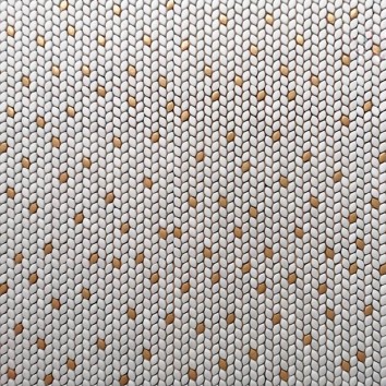 Мозаїка Mozaico De Lux V-Mos VJB-212 Super White+Gold 29,7х31,5 см