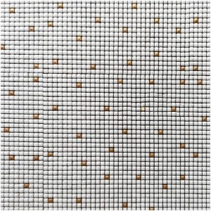 Мозаїка Mozaico De Lux V-Mos VJB-152 White+Gold 30х30 см