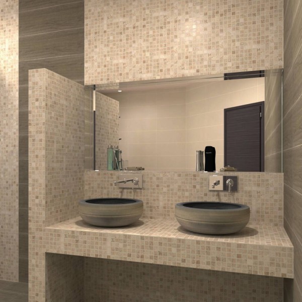Мозаїка Mozaico De Lux Cl-Mos CCLAYRK23002 Stone Brown 30,5х30,5 см