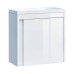Тумба з раковиною Devit Small 063050W, 50 см, білий глянець
