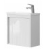 Тумба з раковиною Devit Small 063050W, 50 см, білий глянець