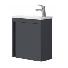 Тумба з раковиною Devit Small 063050A, 50 см, антрацит