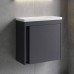 Тумба з раковиною Devit Small 063050A, 50 см, антрацит