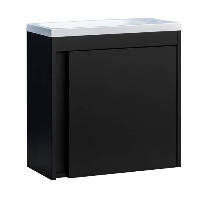 Тумба з раковиною Devit Small 063050B, 50 см, чорний