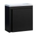 Тумба з раковиною Devit Small 063050B, 50 см, чорний