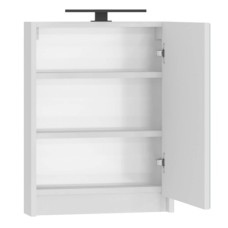 Дзеркальна шафа Devit Small 065050W з підсвіткою, біла