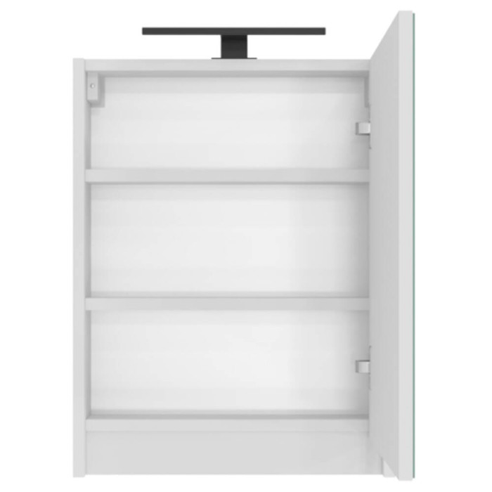 Дзеркальна шафа Devit Small 065050W з підсвіткою, біла