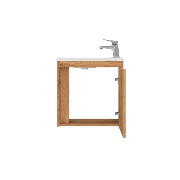 Тумба з раковиною Devit Small 063050O, 50 см, дуб