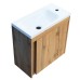 Тумба з раковиною Devit Small 063050O, 50 см, дуб