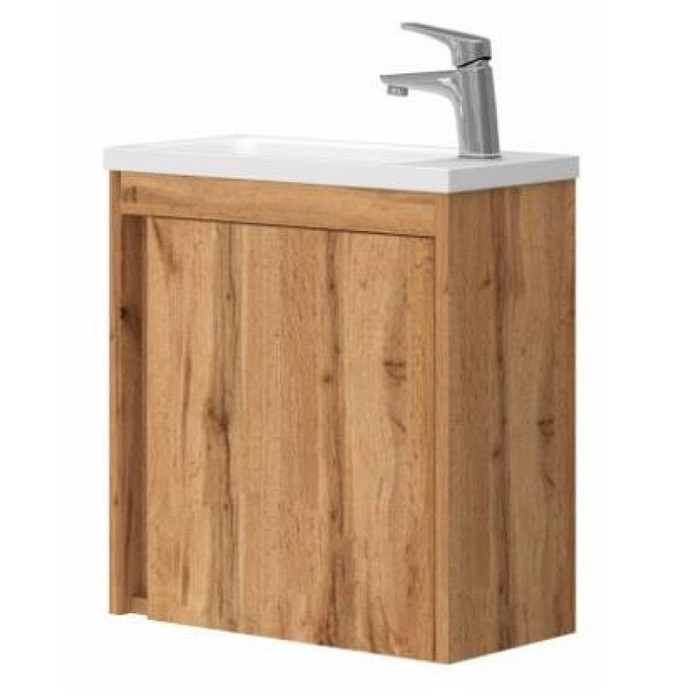 Тумба з раковиною Devit Small 063050O, 50 см, дуб