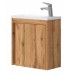 Тумба з раковиною Devit Small 063050O, 50 см, дуб