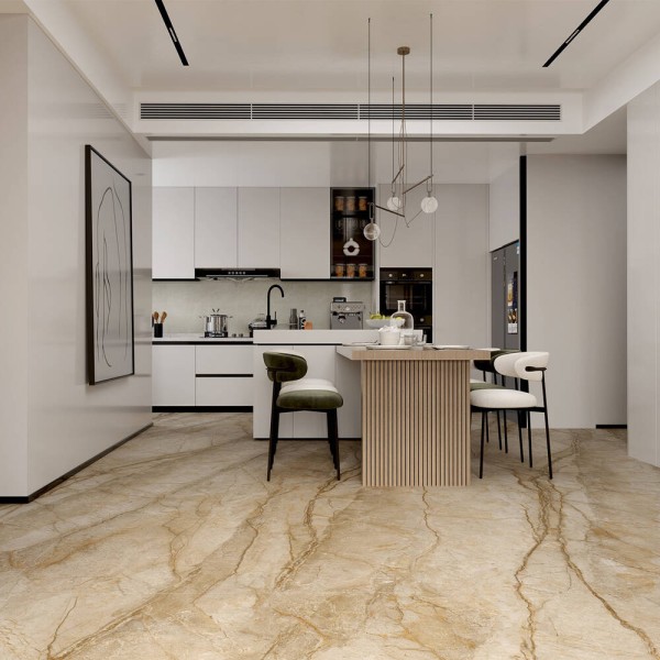 Керамограніт Almera Ceramica-2 K1890V8545YSR Lowren Gold 90x180см