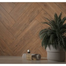 Керамограніт Ceramika Gres Gres Steelwood Brown 17,5x60 см
