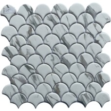 Мозаїка Mozaico de lux DPG185RG-366A-6 Super Marble 32,8x30,3 см