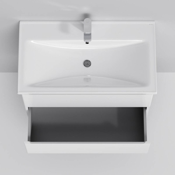 Тумба з раковиною AM.PM X-Joy M85 - FHX0802 - WC0802WG38 підвісна, 80 см, білий глянець
