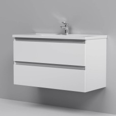 Тумба з раковиною AM.PM X-Joy M85 - FHX1002 - WC1002WG38 підвісна, 100 см, білий глянець