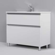 Тумба з раковиною AM.PM X-Joy M85 - FSX1002 - WC1002WG38 підлогова 100 см, білий глянець