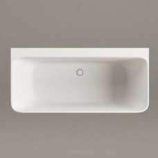 Ванна зі штучного каменю PAA QUADRO VAQUAWAS/00 Silkstone 160х75 см, пристінна, білий мат