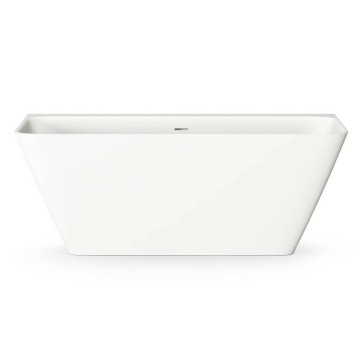 Ванна зі штучного каменю PAA QUADRO VAQUAWAS/00 Silkstone 160х75 см, пристінна, білий мат