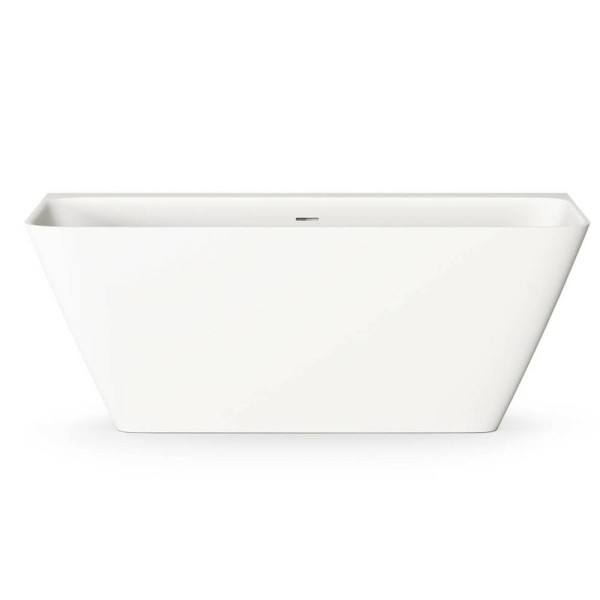Ванна зі штучного каменю PAA QUADRO VAQUAWAS/00 Silkstone 160х75 см, пристінна, білий мат