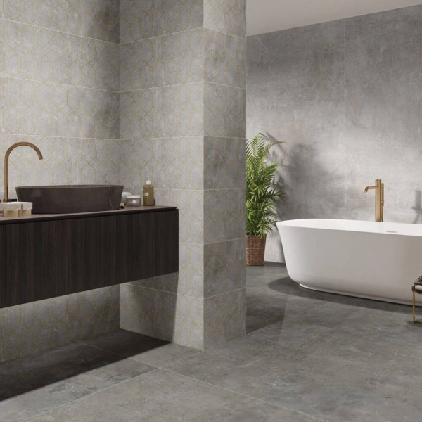 Керамограніт Cerrad Gres Softcement Silver Rect 59,7х119,7 см