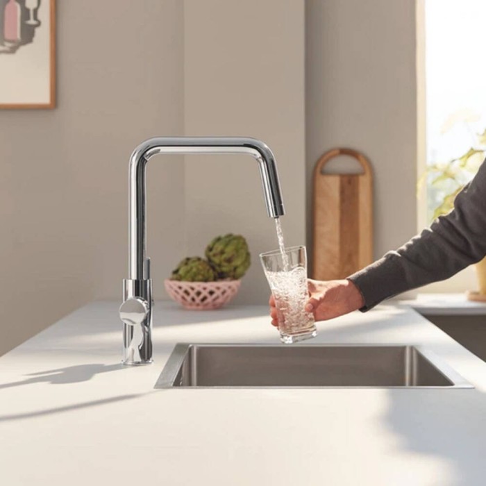 Змішувач для кухні Grohe Blue Pure Eurosmart 30583000 з можливістю підключення до фільтру
