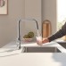 Змішувач для кухні Grohe Blue Pure Eurosmart 30583000 з можливістю підключення до фільтру