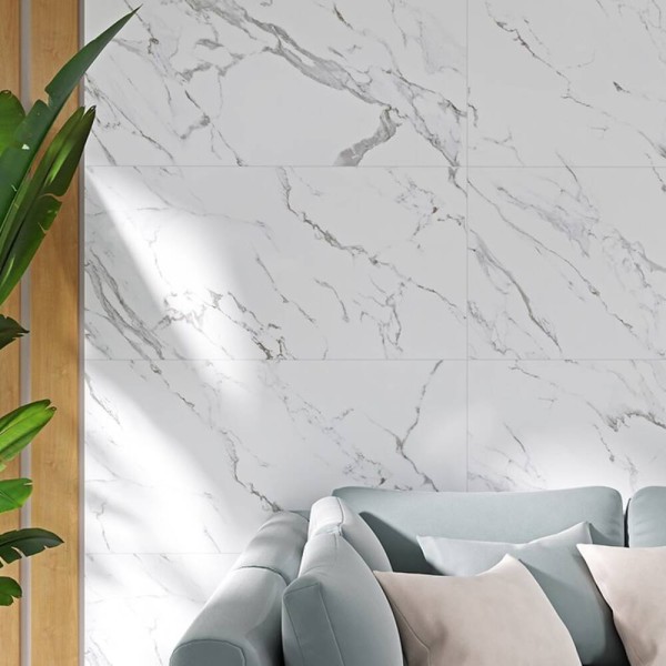 Керамограніт Cersanit Atlantis White Satin Rect 59,8х119,8 см