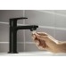Змішувач для раковини Hansgrohe Rebris E 72589670 110 CoolStart EcoSmart+ чорний матовий