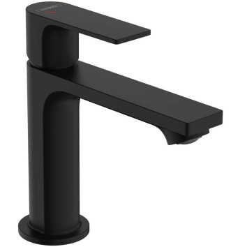 Змішувач для раковини Hansgrohe Rebris E 72589670 110 CoolStart EcoSmart+ чорний матовий
