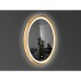 Дзеркало Luxury Wood Perfection Slim з LED підсвіткою, дуб натуральний, сенсорна кнопка-димер, 850х850мм