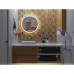 Дзеркало Luxury Wood Perfection Slim з LED підсвіткою, дуб натуральний, сенсорна кнопка-димер, 850х850мм
