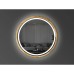 Дзеркало Luxury Wood Perfection Slim з LED підсвіткою, дуб натуральний, сенсорна кнопка-димер, 850х850мм