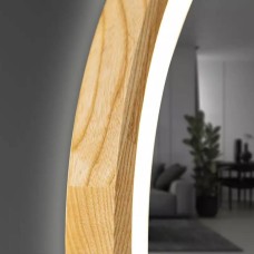 Дзеркало Luxury Wood Perfection Slim з LED підсвіткою, дуб натуральний, сенсорна кнопка-димер, 650х650мм
