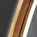 Дзеркало асиметричне Luxury Wood Dali з комбінованою LED підсвіткою, дуб натуральний, 550х850мм