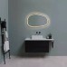 Дзеркало асиметричне Luxury Wood Dali з комбінованою LED підсвіткою, дуб натуральний, 550х850мм