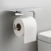 Тримач туалетного паперу з полицею Hansgrohe 41772000 хром