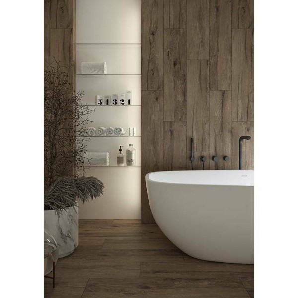 Керамограніт Opoczno Pl+ Passion Oak Cold Beige 22,1x89 см