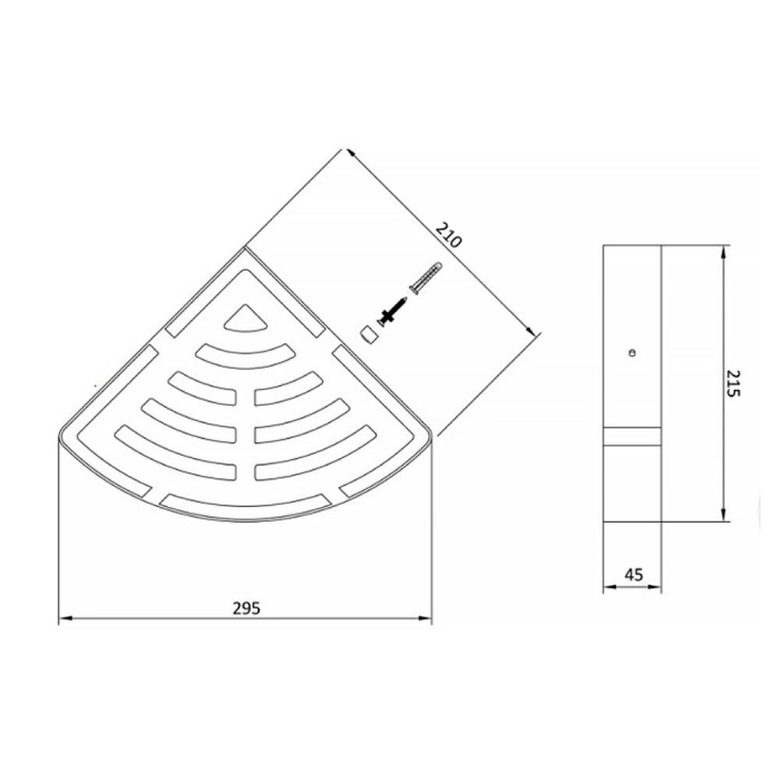Мильниця Genwec GW05 54 04 02 нержавіюча сталь