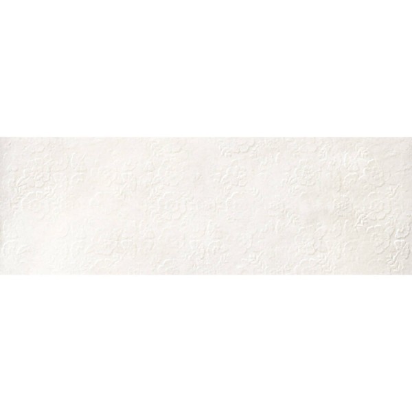 Плитка Argenta Ceramica Newclay Flower White 40х120 см