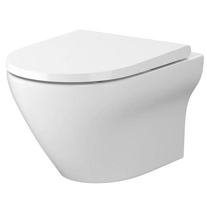 Унітаз підвісний Cersanit Larga S701-472 Cleanon із сидінням Slim, Soft Close (СЕТ B331) Унітаз підвісний Cersanit Larga S701-472 Cleanon із сидінням Slim, Soft Close (СЕТ B331)