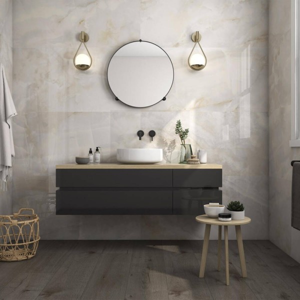 Керамограніт Pamesa Cr.Sardonyx Cream (FAM 17 / Compacglass) 90х90 см
