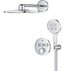 Душова система прихованого монтажу на 3 виходи з термостатом Grohe Grohtherm SmartControl 34863000